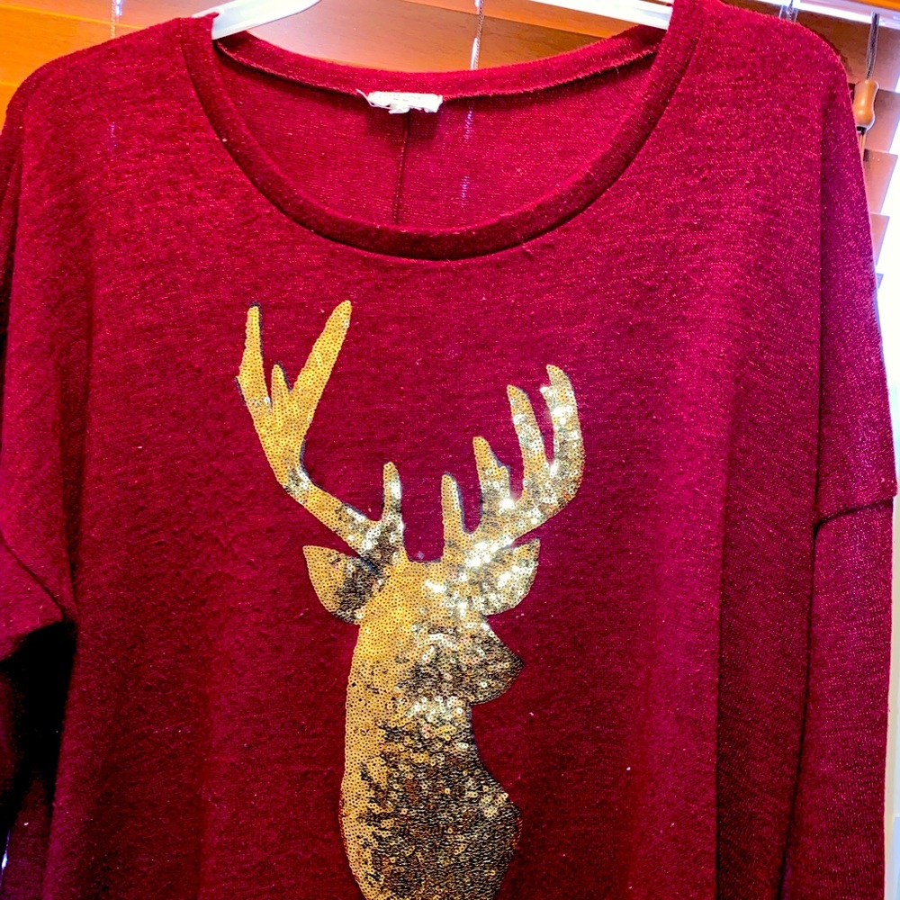 Reindeer Holiday Sweater
